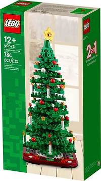 LEGO Christmas Tree Toy Building Set for Kids, Collectible Holiday Decor, 2 Building Options, 40573