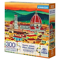 Puzzles Spin Master, Florence, Italie, Puzzle BlueBoard de 300 pièces de la série Voyage représentant un coucher de soleil sur la cathédrale