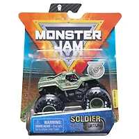 Monster Jam, Monster truck Soldier Fortune, véhicule en métal moulé, série Legacy Trucks, échelle 1:64