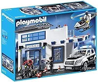 Playmobil - Poste de police et véhicules