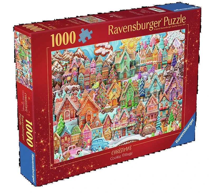 Ravensburger - Village de Biscuits de Noël 1000p