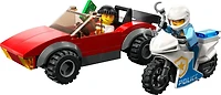 LEGO City Police Bike Car Chase 60392 Building Toy Set (59 Pieces)