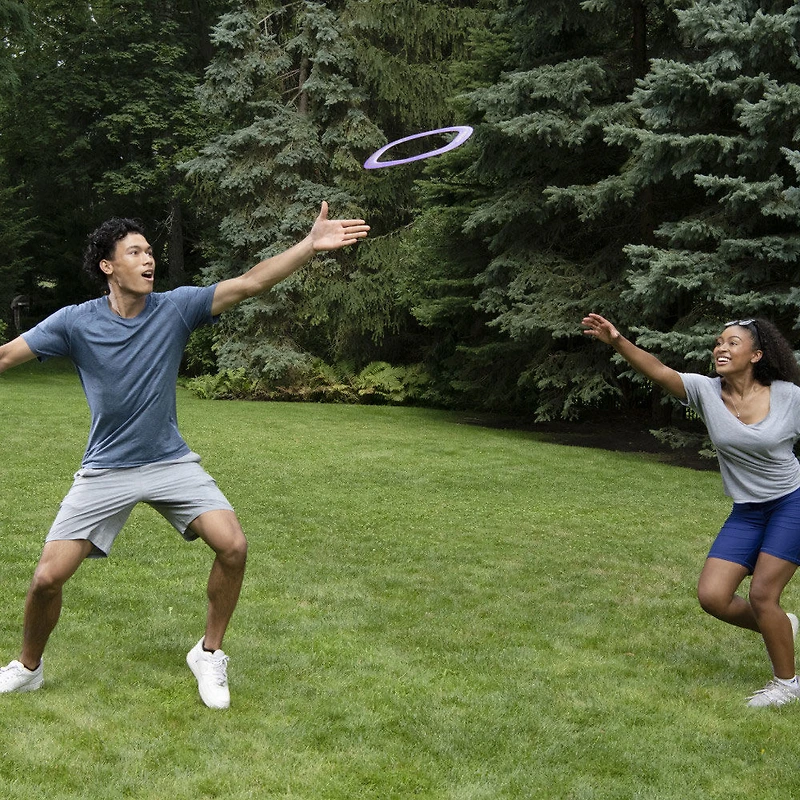 Aerobie Pro Blade, Outdoor Flying Disc Self Leveling Throw Ring, Purple