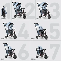 smarTrike STR7 - tricycle pliant bébé - Denim