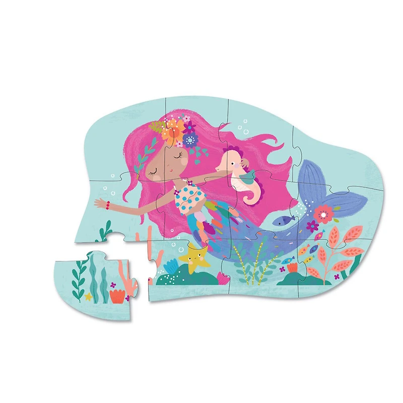 12-Pc Mini Puzzle/Mermaid Dreams - English Edition