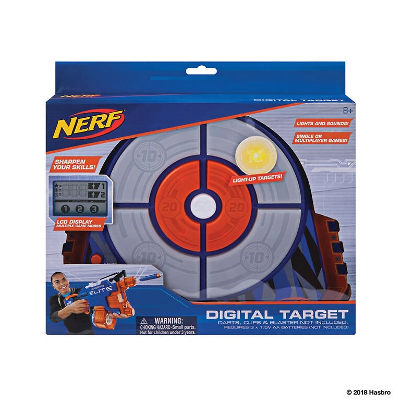 NERF Elite Cible d'éclairage numérique