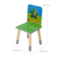 Phoenix Minecraft Table Set with 2 Chairs