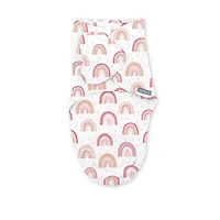 SwaddleMe by Ingenuity Monogram Collection - Rainbow 3PK S/M 0-3M