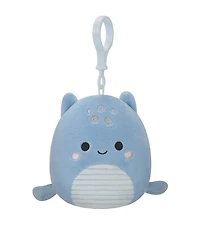 Squishmallow 3.5" Clip-on - Monstre de Lochness bleu