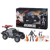 G.I. Joe Classified Series 120, Cobra Night Attack 4-WD Stinger & Driver, figurine et véhicule