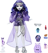 Monster High Spectra Vondergeist Fashion Doll with Pet Ferret Rhuen and Accessories