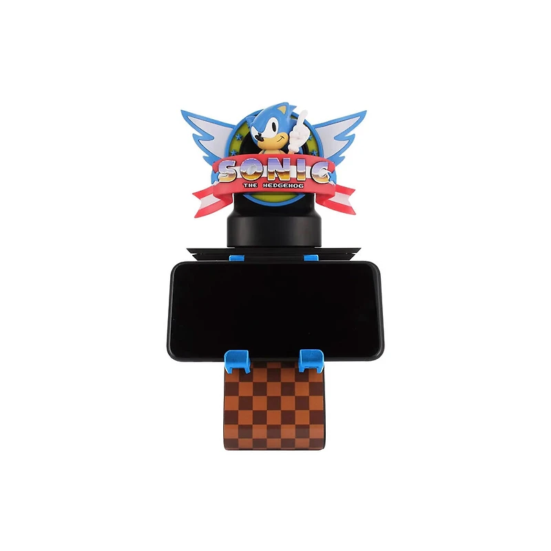 Exquisite Gaming SEGA: Sonic The Hedgehog Cable Guy Ikon éclairant, support de chargement pour téléphone et appareils