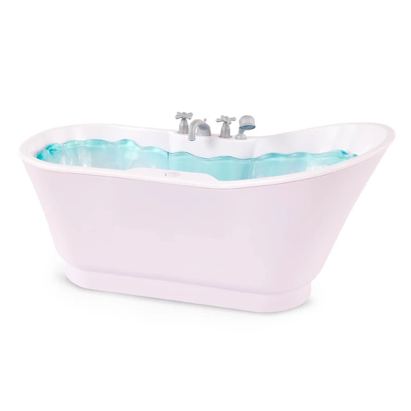 Our Generation Ensemble baignoire Bubbly Bathtime avec sons d’eau pour poupées de 18 pouces.