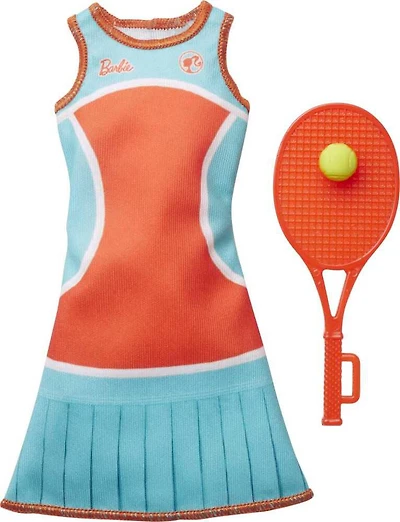 Barbie-Coffret Tenue, carrière de Joueuse de tennis, 1 tenue, 2 acc.
