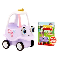 Let's Go Cozy CoupeMC- Mini véhicule Fée à pousser pour un jeu