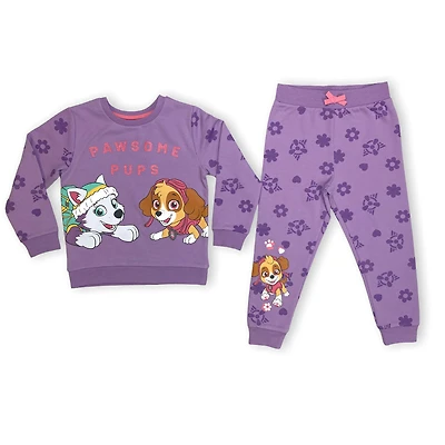 Paw Patrol 2 Piece Popover-Jogger Set - Purple