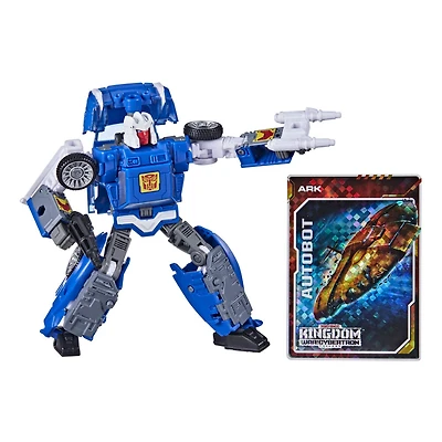 Transformers Generations War for Cybertron: Kingdom, figurine WFC-K26 Autobot Tracks classe Deluxe