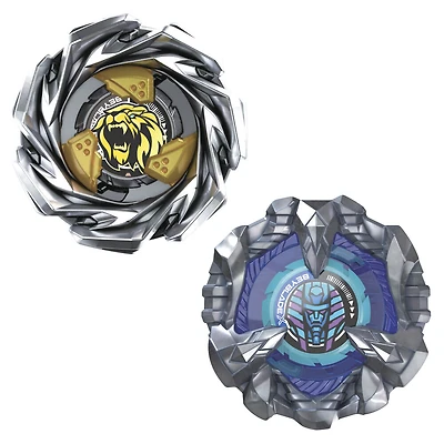 Beyblade X Dual Pack Cowl Sphinx 1-80GF et Crest Leon 7-60GN