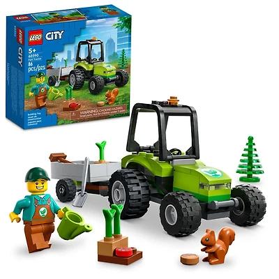 LEGO City Park Tractor 60390 Building Toy Set (86 Pieces)