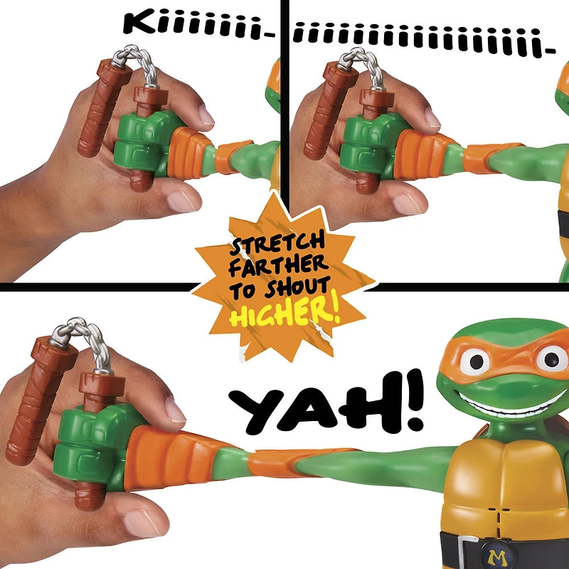 Tales of Teenage Mutant Ninja Turtles: Stretch N Shout Michelangelo Figure - R Exclusive