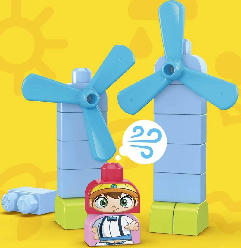 Mega Bloks - Ville Verte - Maison écologique Construction et apprentissage