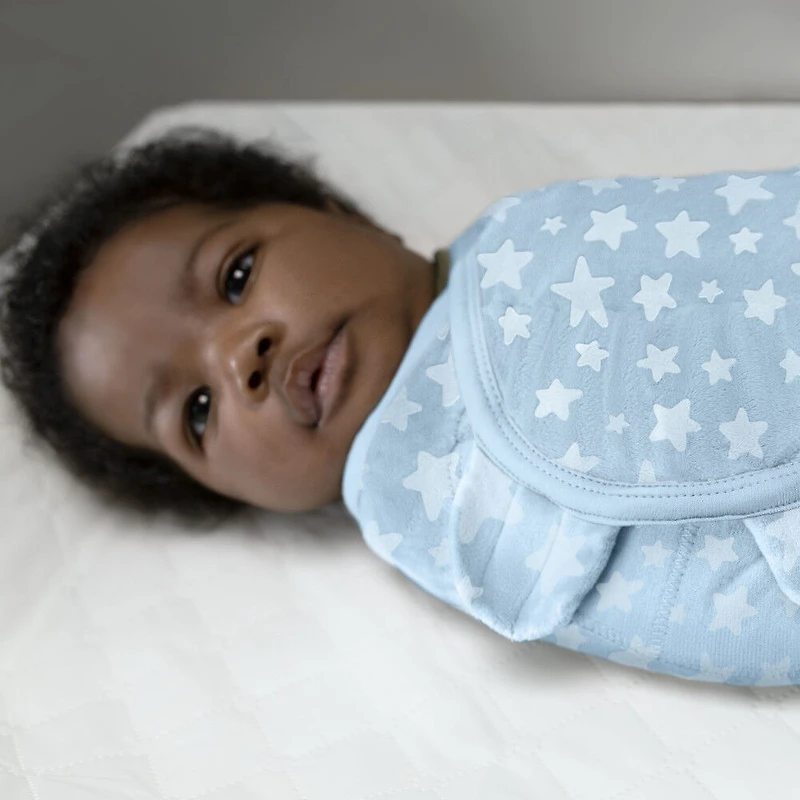 Velboa - étoiles bleues 2PK P/M 0-3M de SwaddleMe By Ingenuity