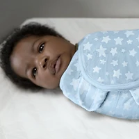 Velboa - étoiles bleues 2PK P/M 0-3M de SwaddleMe By Ingenuity