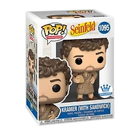 Figurine en Vinyle Karmer With Sandwich par Funko POP! Seinfeld - Notre exclusivité