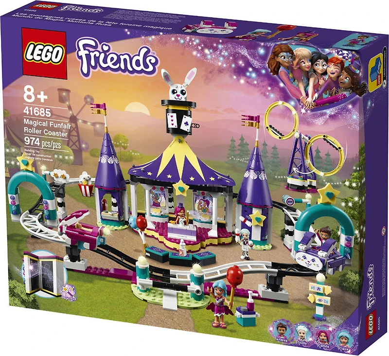 LEGO Friends Magical Funfair Roller Coaster 41685 (974 pieces)