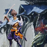 League of Legends, figurine à collectionner Yasuo de 10,2 cm avec détails de qualité supérieure et accessoire épée, collection Champion, qualité collectionneur