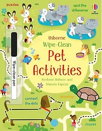 Wipe-Clean Pet Activities - English Edition
