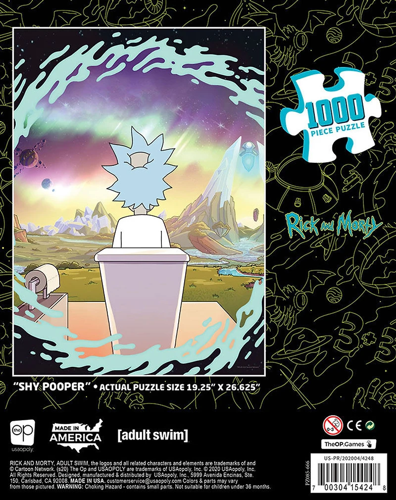 Rick and Morty "Shy Pooper" Puzzle 1000 pièces
