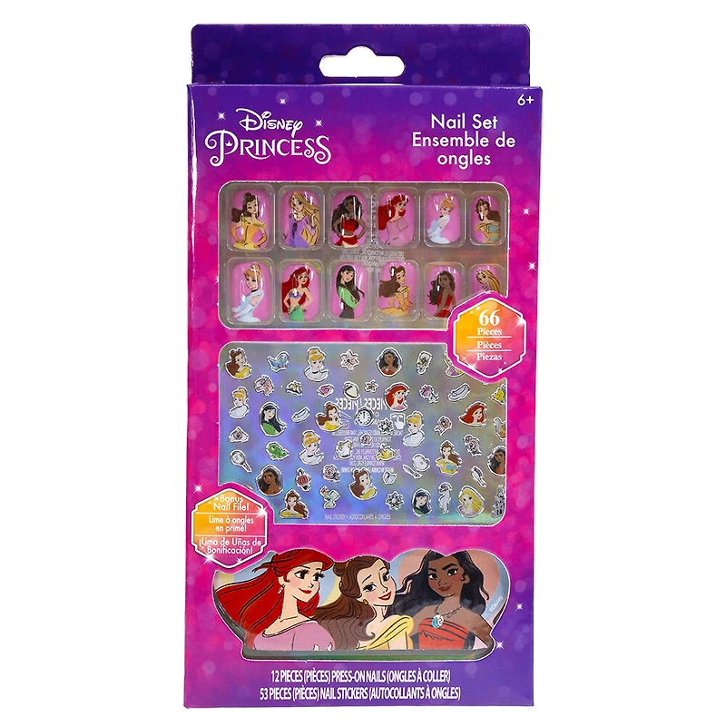 Princess press on nails