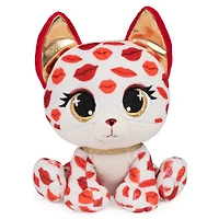 P.Lushes Pets Gem Stars Collection, peluche renard Scarlett Smooches, blanc/rouge, 15,2 cm