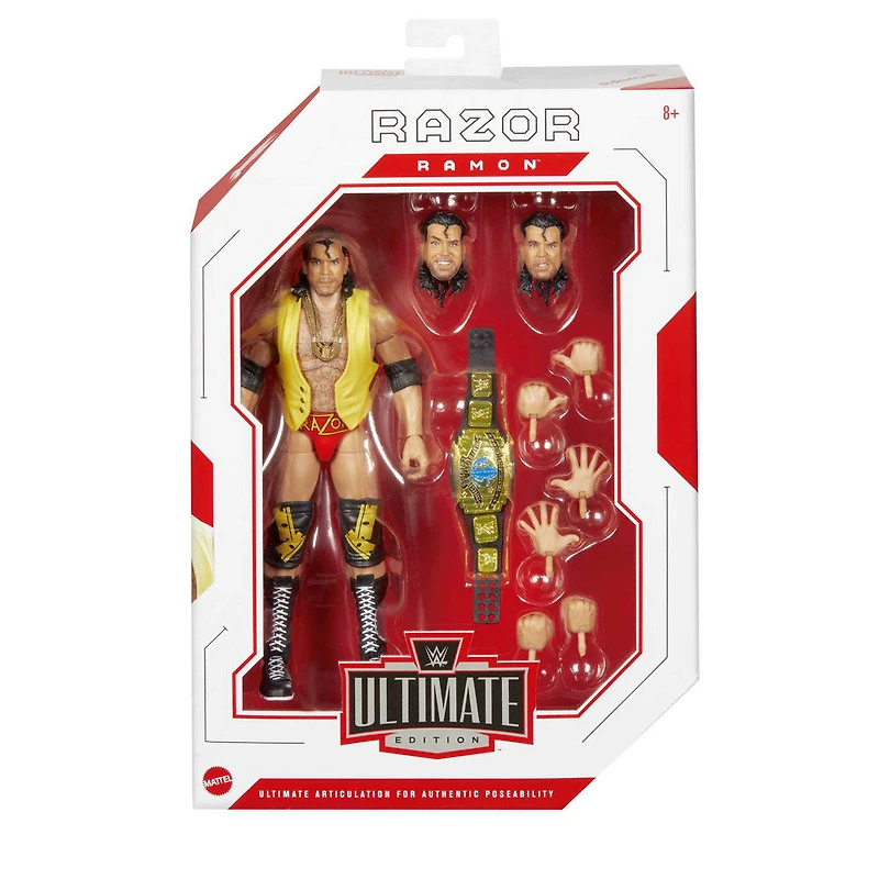 WWE| Ultimate Edition | Figurine articulée et acc. | Razor Ramon