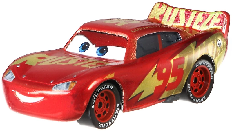 Disney/Pixar Les Bagnoles 3 - Véhicule en métal moulé sous pression - Flash McQueen Rust- eze Racing Center. - Édition anglaise