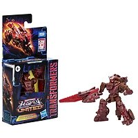 Transformers Generations Legacy United, figurine Infernac Universe Bouldercrash classe Origine