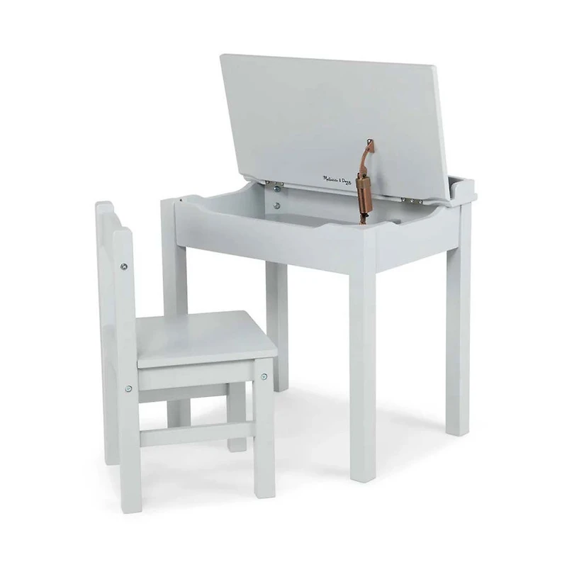 Élévateur pour enfant- Bureau et chaise haut de gamme- Gris