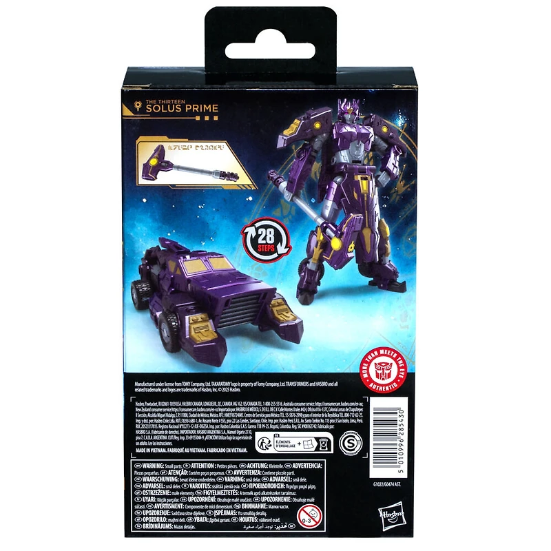 Transformers Age of the Primes Deluxe Class The Thirteen Solus Prime Action Figure