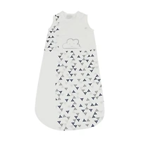 Sac de nuit bambou (1 tog) 6-18 Mois - Triangles marine Perlimpinpin.