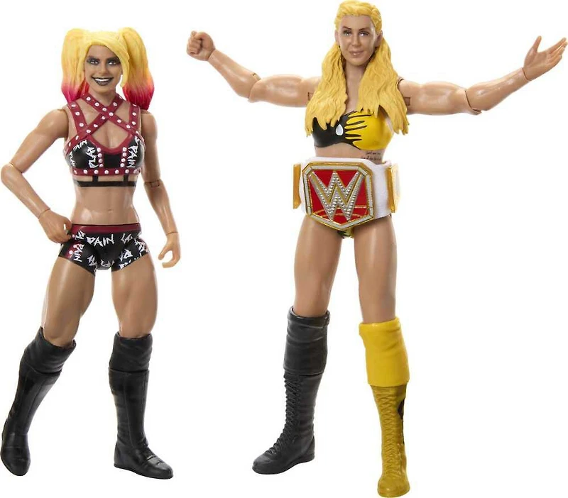WWE-Coffret 2 Figurines Championship Showdown Charlotte Flair vs Alexa Bliss