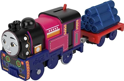 Fisher-Price-Thomas et ses Amis-Ashima-Locomotive motorisée et wagon