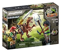 Playmobil - Deinonychus et guerriers