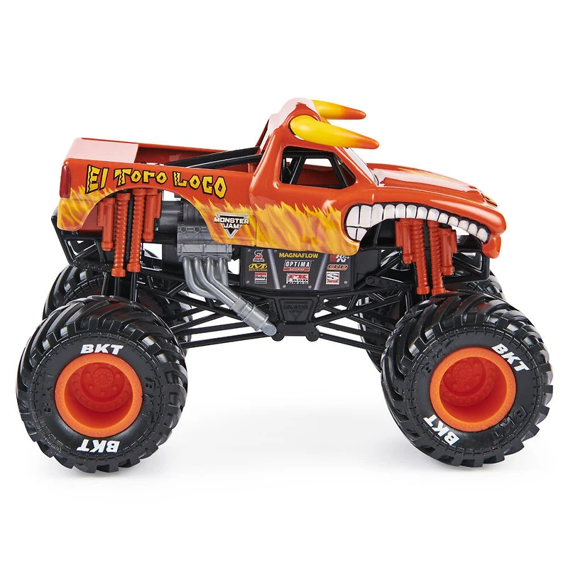 Monster Jam, Official El Toro Loco Monster Truck, Collector Die-Cast Vehicle