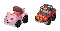 Fisher-Price - Little People - Wheelies - Coffret de 2 - Bolide des dunes et Koby