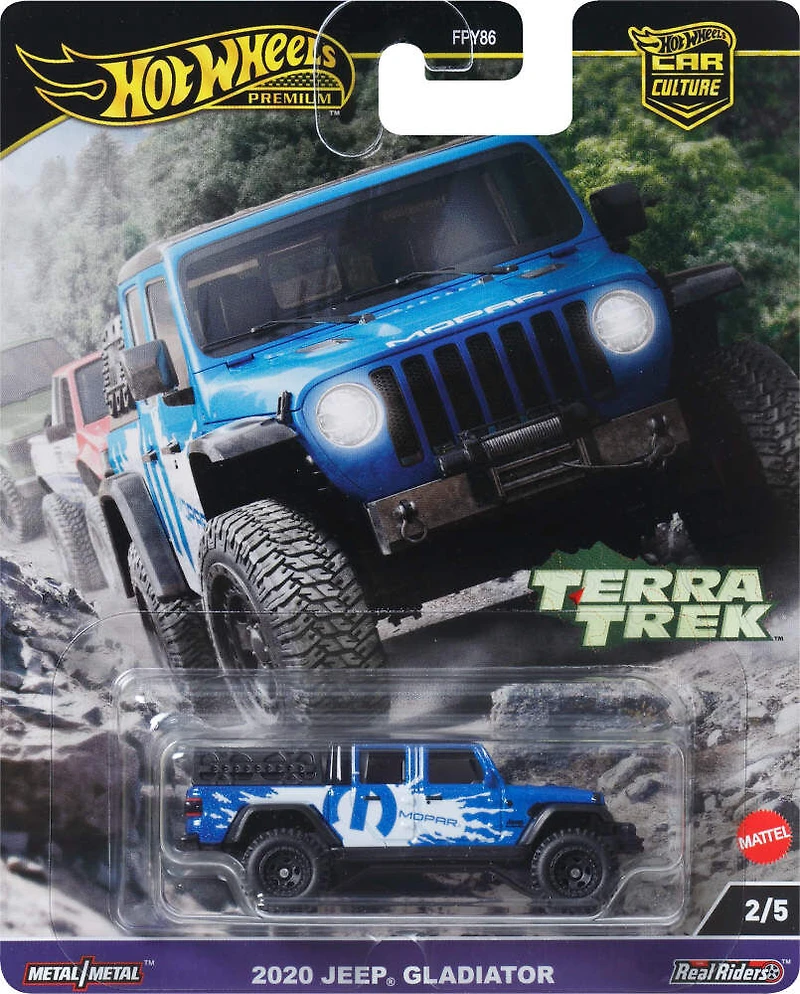 Hot Wheels Premium Car Culture Terra Trek Jeep Gladiator 1:64 Scale Collectible Toy Vehicle