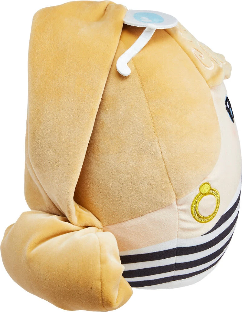 Barbie Cuutopia Plush, 10-inch Soft Pillow Doll with Chevron Swimsuit & Felt Sunglasses, Collectible Toy