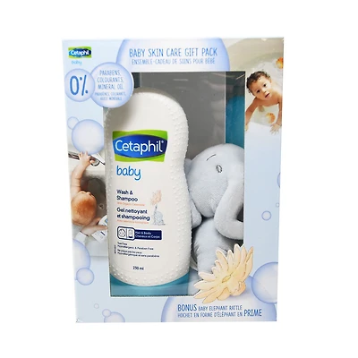 Coffret cadeau de soins de la peau pour bébé de Cetaphil.