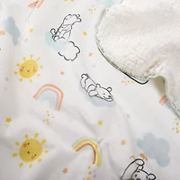 Disney Winnie the Pooh Sherpa Plush Baby Blanket, 30" x 40"