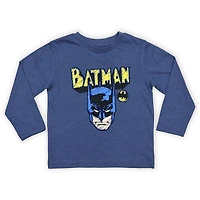 Batman - Long Sleeve Tee - Royal Blue 